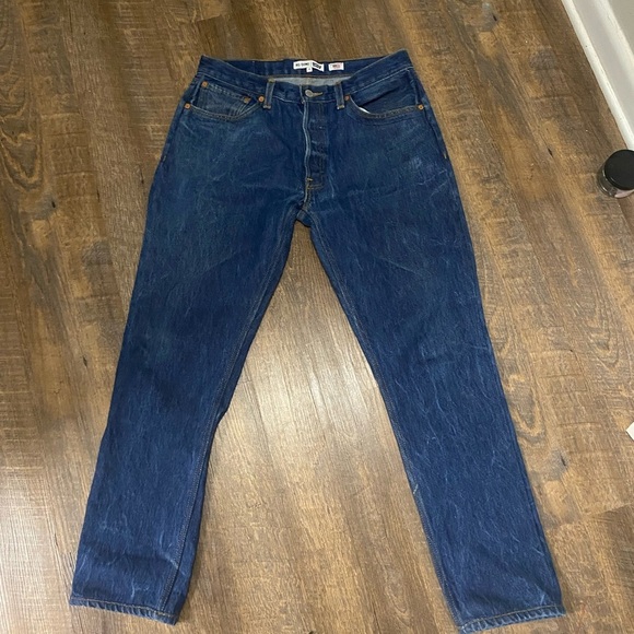 Re/Done+Levi’s 70s Stovepipe HiRise Button fly Straight Leg style001-3WLSSSIZE - Picture 2 of 16